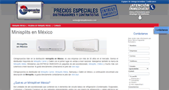 Desktop Screenshot of minisplitsmexico.com